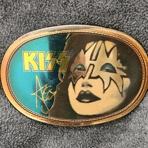 Vintage 1970's Kiss Belt Buckle